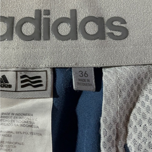 Adidas Blue Athletic Shorts golf shorts adidas golf golf gear size 36 waist - Picture 5 of 5